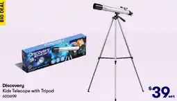 BIG W Discovery Kids Telecope with Tripod offer