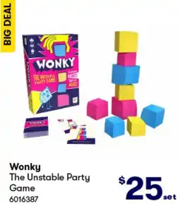 BIG W Wonky The Unstable Party Game offer