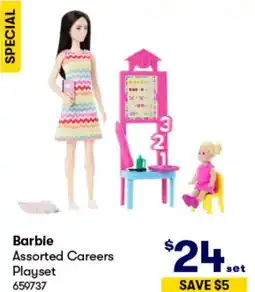 BIG W Barbie Assorted Careers Playset offer