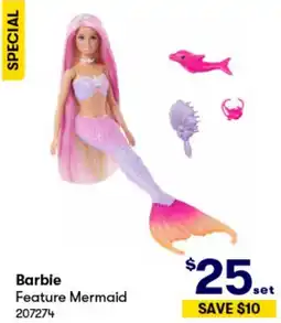 BIG W Barbie Feature Mermaid offer