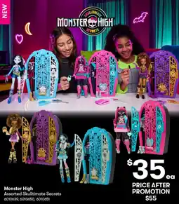 BIG W Monster High Assorted Skulltimate Secrets offer