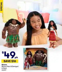 BIG W Moana Hero & Demigod 2-Pack offer