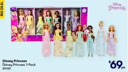 BIG W Disney Princess Disney Princess 7-Pack offer