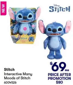 BIG W Stitch Interactive Many Moods of Stitch offer