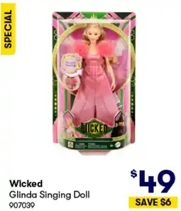 BIG W Wicked Glinda Singing Doll offer