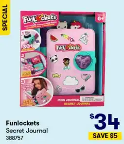 BIG W Funlockets Secret Journal offer