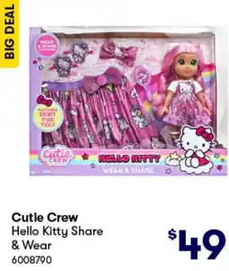BIG W Cutie Crew Hello Kitty Share & Wear offer