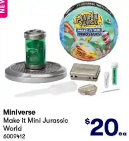 BIG W Miniverse Make it Mini Jurassic World offer