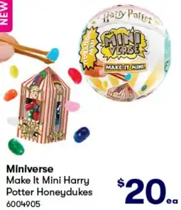 BIG W Miniverse Make It Mini Harry Potter Honeydukes offer