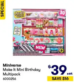 BIG W Miniverse Make It Mini Birthday Multipack offer
