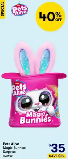 BIG W Pets Alive Magic Bunnies Surprise offer