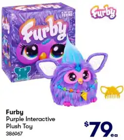 BIG W Furby Purple Interactive Plush Toy offer