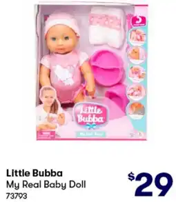 BIG W Little Bubba My Real Baby Doll offer