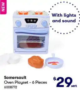 BIG W Oven Playset - 6 Pieces offer