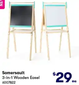 BIG W Somersault 3-in-1 Wooden Easel offer