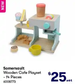 BIG W Somersault Wooden Cafe Playset -14 Pieces offer