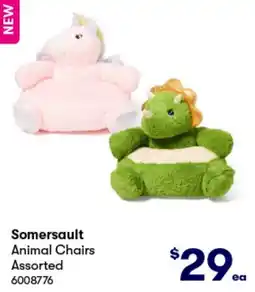 BIG W Somersault Animal Chairs Assorted offer