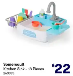 BIG W Kitchen Sink - 18 Pieces offer