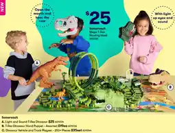 BIG W Mega T-Rex Roaring Mask offer