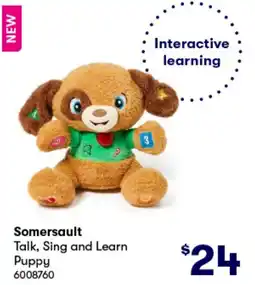 BIG W Talk, Sing and Learn Puppy offer