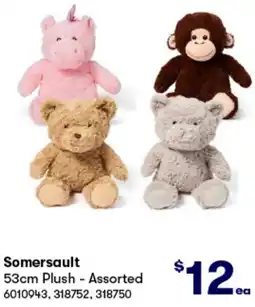 BIG W Somersault 53cm Plush - Assorted offer