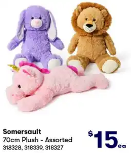 BIG W Somersault 70cm Plush - Assorted offer