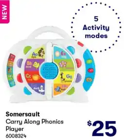 BIG W Carry Along Phonics Player offer