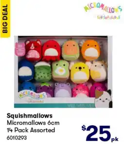 BIG W Squishmallows Micromallows offer