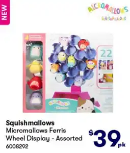BIG W Squishmallows Micromallows Ferris Wheel Display - Assorted offer