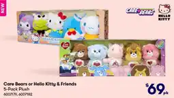 BIG W Care Bears or Hello Kitty & Friends offer