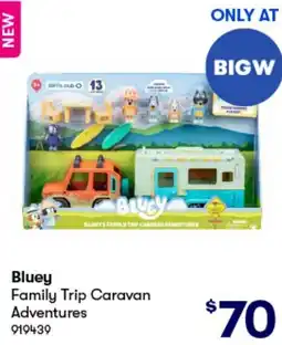 BIG W Family Trip Caravan Adventures offer