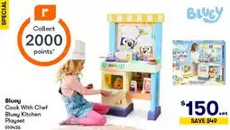 BIG W Cook With Chef Bluey Kitchen Playset offer