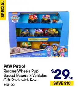 BIG W Rescue Wheels Pup Squad Racers offer