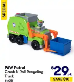 BIG W Crush N Roll Recycling Truck offer