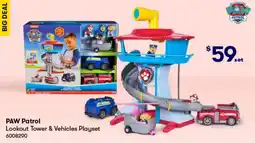 BIG W Lookout Tower & Vehicles Playset offer