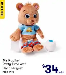 BIG W Ms Rachel Potty Time with Bean Playset offer