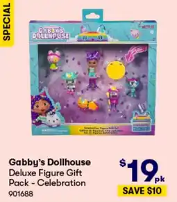 BIG W Gabby's Dollhouse Deluxe Figure Gift Pack - Celebration offer