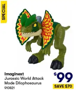 BIG W Jurassic World Attack Mode Dilophosaurus offer
