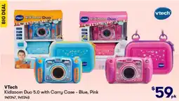 BIG W Kidizoom Duo 5.0 with Carry Case - Blue, Pink offer