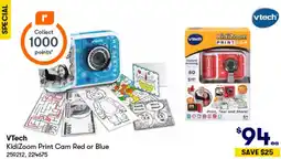 BIG W VTech KidiZoom Print Cam Red or Blue offer