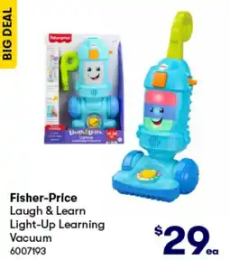 BIG W Fisher-Price Laugh & Learn Light-Up Learning Vacuum offer