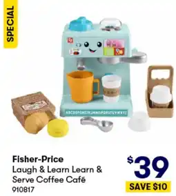BIG W Fisher-Price Laugh & Learn Learn & Serve Coffee Café offer