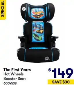 BIG W The First Years Hot Wheels Booster Seat offer