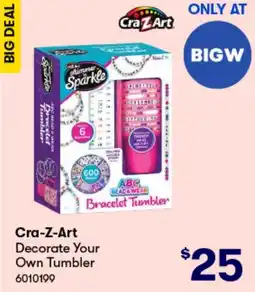 BIG W Cra-Z-Art Decorate Your Own Tumbler offer