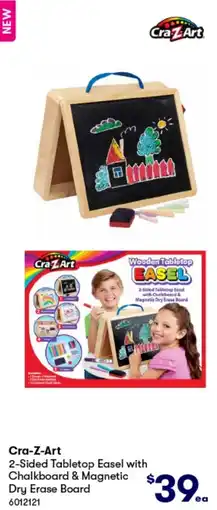 BIG W 2-Sided Tabletop Easel offer