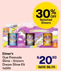 BIG W Gue Premade Slime - Unicorn Dream Slime Kit offer