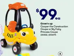 BIG W Cooper the Construction Coupe or My Fairy Princess Coupe offer