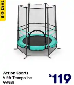 BIG W Action Sports 4.5ft Trampoline offer