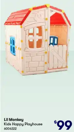 BIG W Lil Monkey Kids Happy Playhouse offer