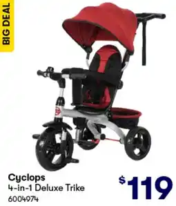BIG W 4-in-1 Deluxe Trike offer